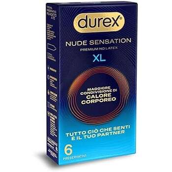 Durex - PRESERVATIVO NUDE SENSATION XL 6 PEZZI