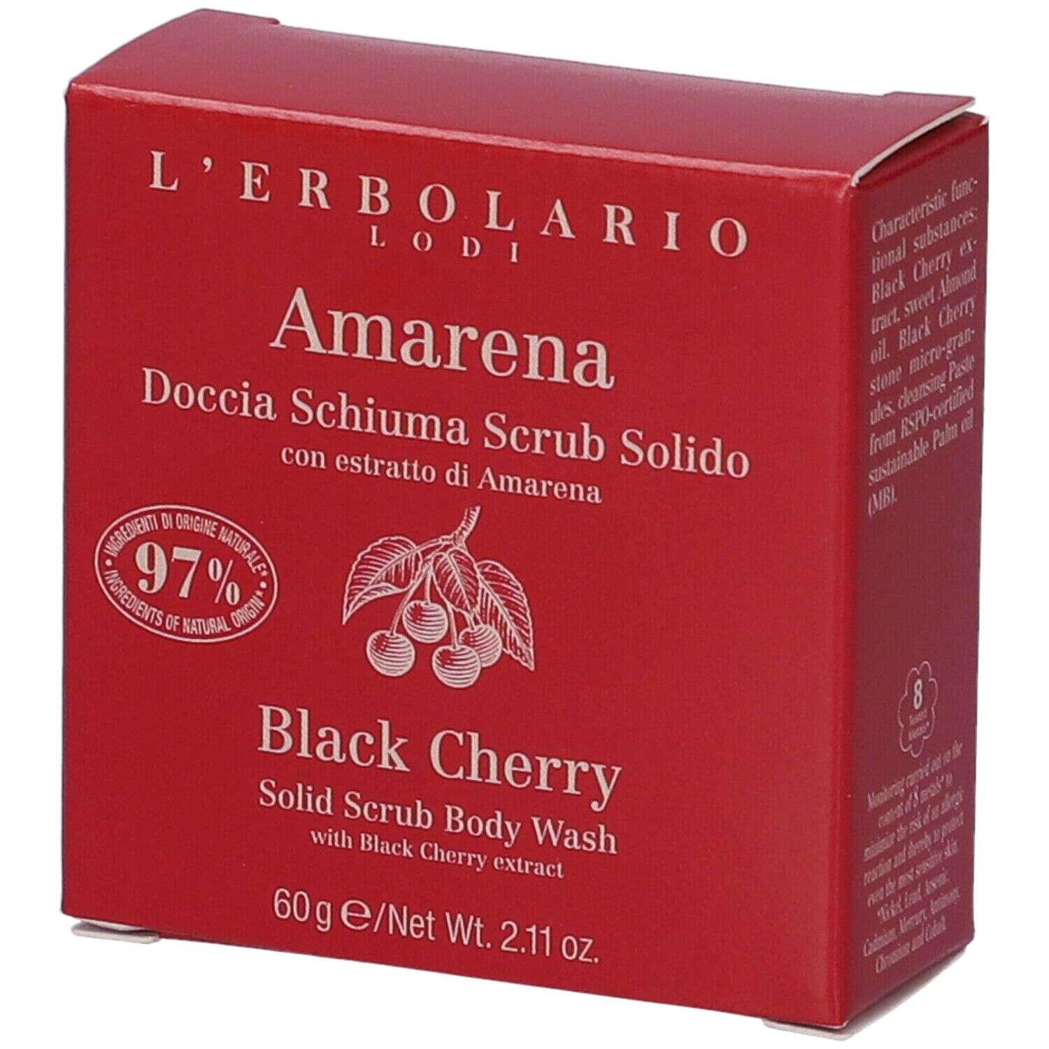 L'erbolario - AMARENA DOCCIA SCHIUMA SCRUB SOLIDO 60 G