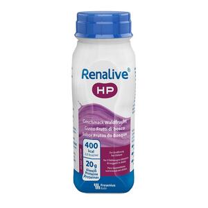 Renalive hp - Gusto frutti di bosco 4 flaconi da 200 ml senza glutine