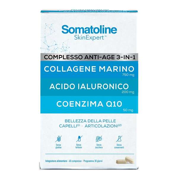 Somatoline - Complesso anti age 3in1 60 compresse senza glutine senza lattosio