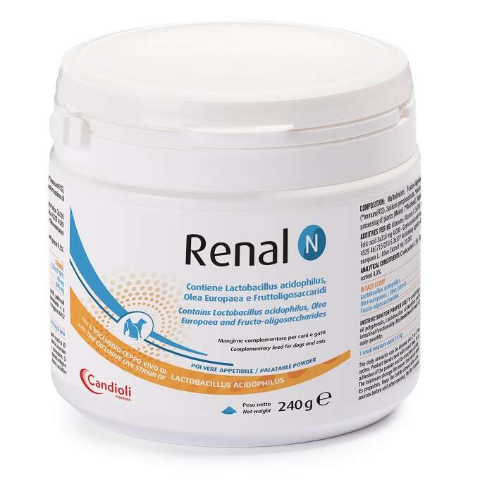 Renal - N mangime complementare per cani e gatti barattolo 240 g