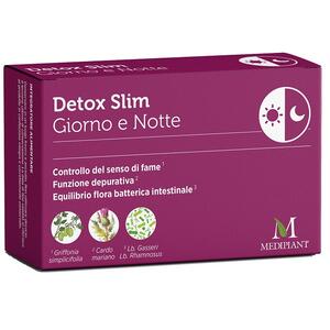 Mediplantdetox slimgiorno e notte - Torna in forma detox giorno e notte 60 capsule