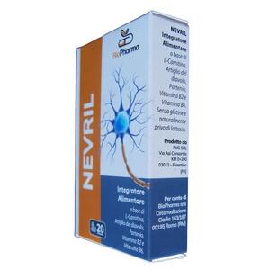 Nevril - 20 compresse senza glutine naturalmente privo di lattosio