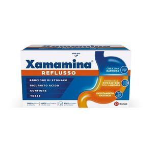 Xamamina reflusso - 25 stick da 20 ml gusto uva fragola e frutti rossi senza glutine senza lattosio