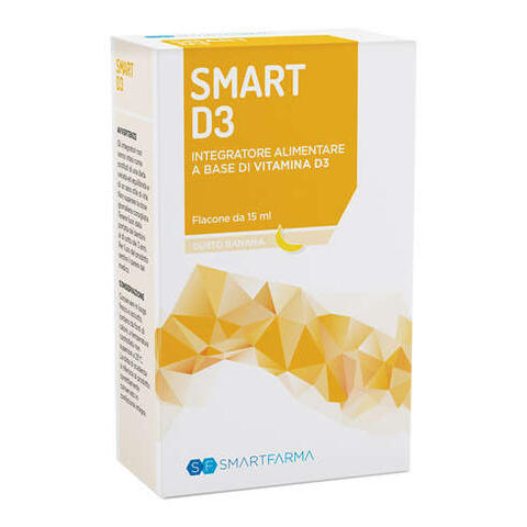 Smart farma - Smart d3 gocce 15 ml gusto banana