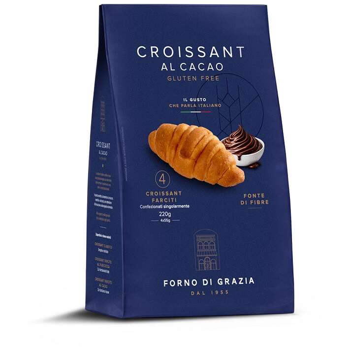Fdg croissant cacao - 4 pezzi da 55 g