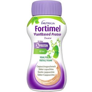 Fortimel - Plantbased protein cappuccino 4 bottigliette da 200 ml