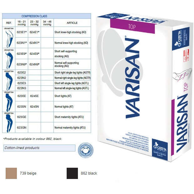 Varisan top - Monocollant sinistro  k1 punta chiusa plus beige 5