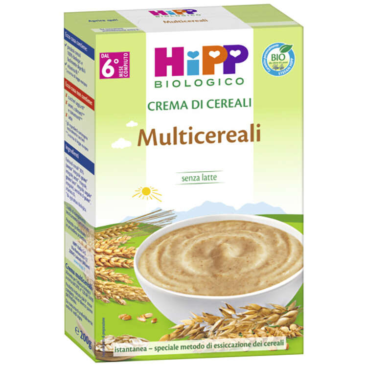 Hipp - Bio crema cereali multicereali 200 g