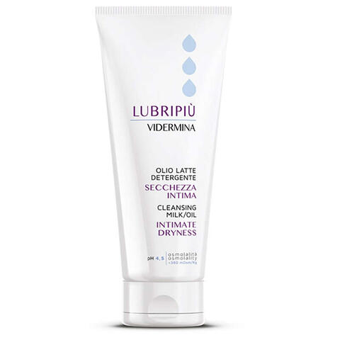 Vidermina - Lubripiu' olio latte detergente secchezza intima 200 ml