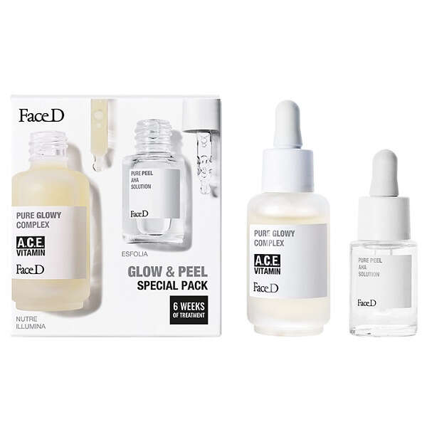 Face d - Pure glowy 30 ml + pure peel 13 ml
