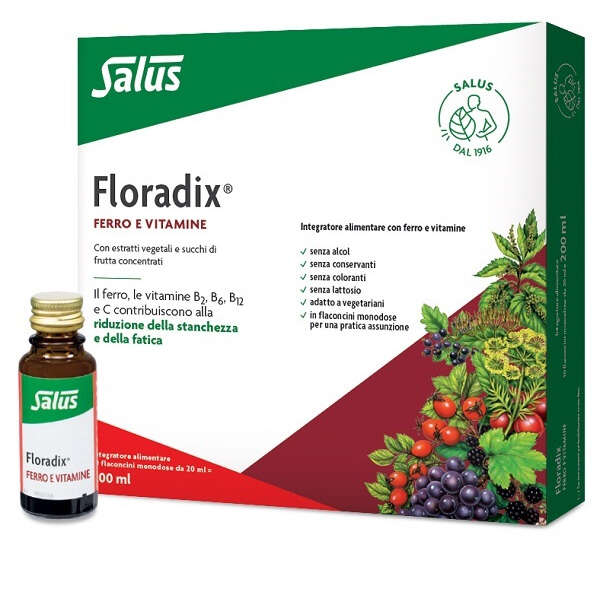 Floradix - Monodose 10 flaconcini da 20 ml