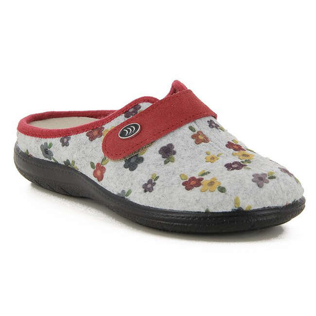 Grigio/rosso - Pan40097 pantofole  42