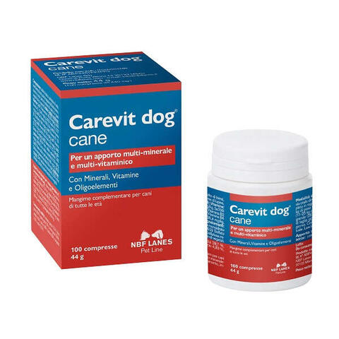 Carevit dog - Flacone 100 compresse appetibili