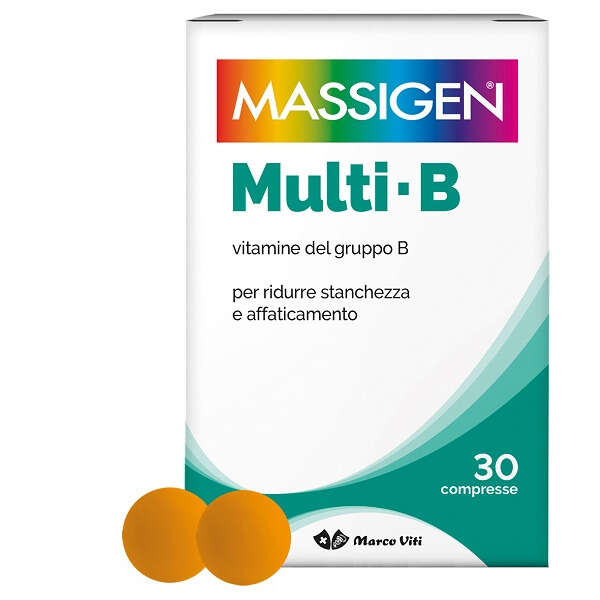 Massigen - Multi b vitamine del gruppo b 30 compresse rivestita da 364 mg