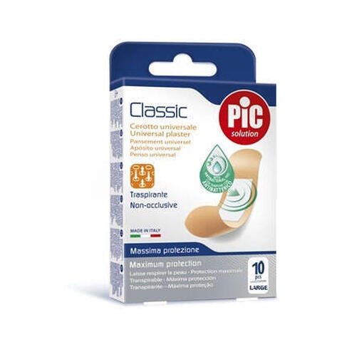 Pic - Cerotto  classic 25x72 mm 10 antibatterico 10 pezzi