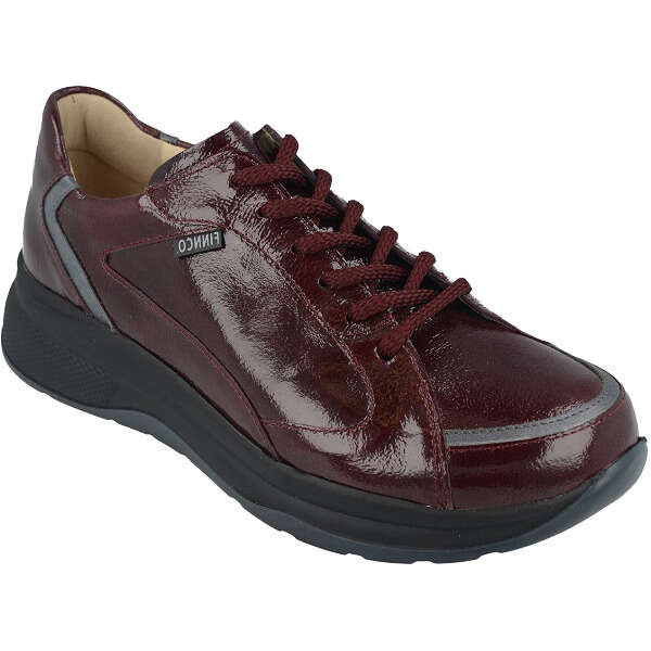 Natural look - Calzatura ortopedica finncomfort piccadilly amarone/anthrazit naplack/ancona 4