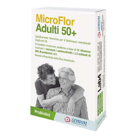 Cemon - Microflor adulti+ 30 capsule vegetali