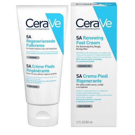 Cerave - Crema piedi rigenerante 88 ml