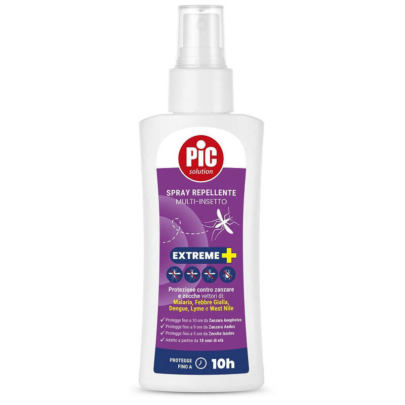 Pic - Solution spray repellente multi-insetto extreme+ 100 ml