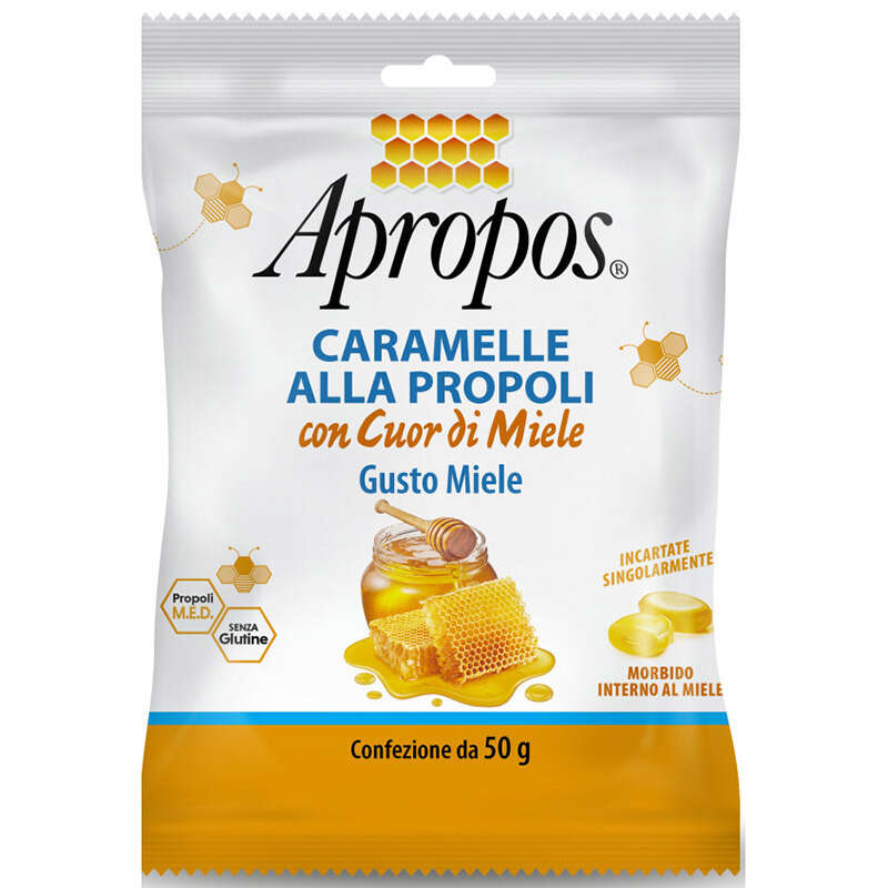 Apropos - Caramelle dure miele cuor di miele 50 g
