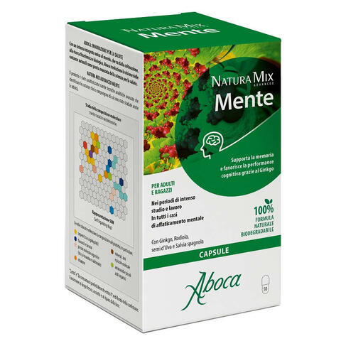 Aboca - Natura mix advanced mente 50 capsule