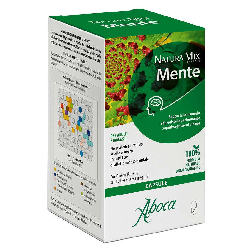 Aboca - Natura mix advanced mente 50 capsule