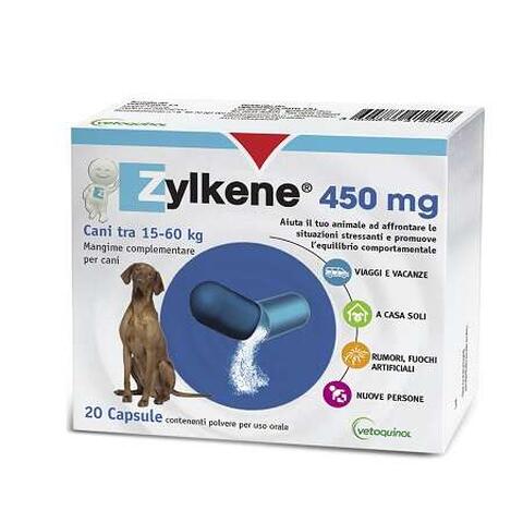 ZylkÈne 450 mg - Zylkene cani grossa taglia 15-60kg 20 capsule da 450 mg