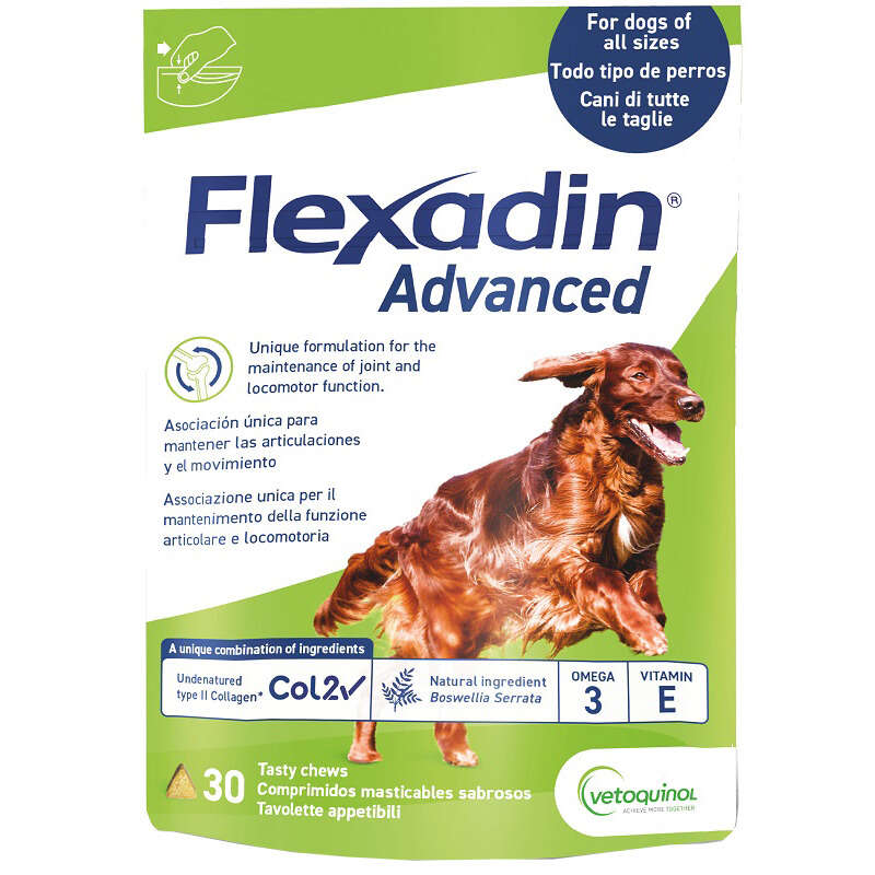 Flexadin - Advanced cane tutte le taglie 30 tavolette appetibili