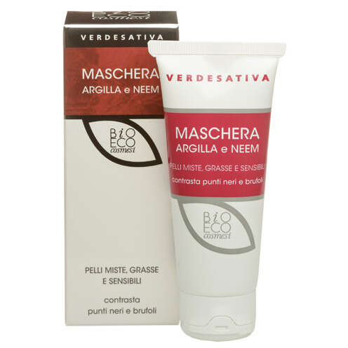 Verdesativa - Hp maschera viso argilla neem 75 ml