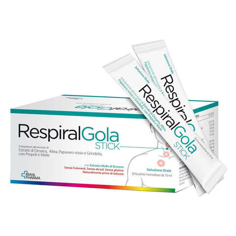 Maya pharma - Respiral gola 20 bustine 10 ml