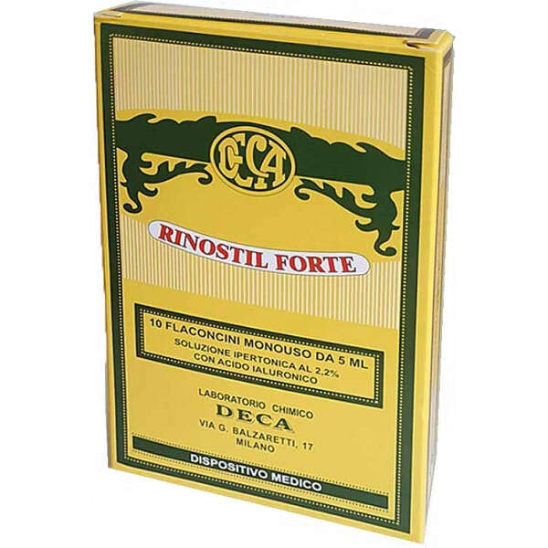 Rinostil - Forte soluzione ipertonica 10 flaconcini monouso da 5 ml