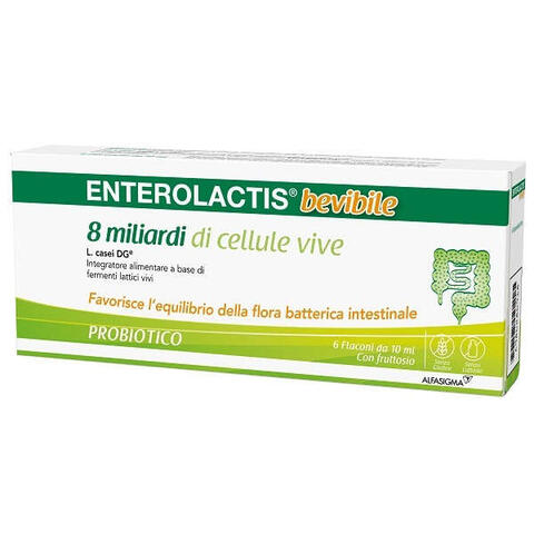 Enterolactis - Bevibile 6 flaconcini x 10 ml