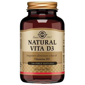 Solgar - Natural vita d3 100 perle