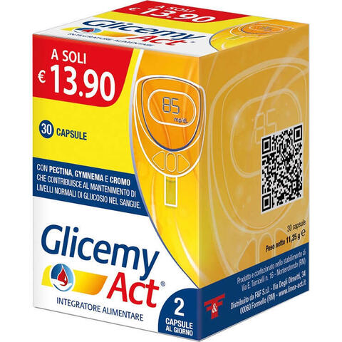 F&f - Glicemy act 30 capsule