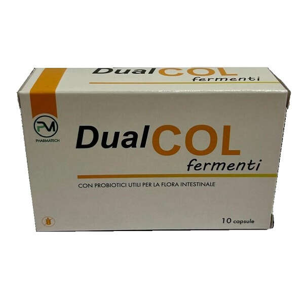 Piemme pharmatech - Dualcol fermenti 10 capsule