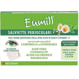 Eumill - Salviette perioculari 20 pezzi