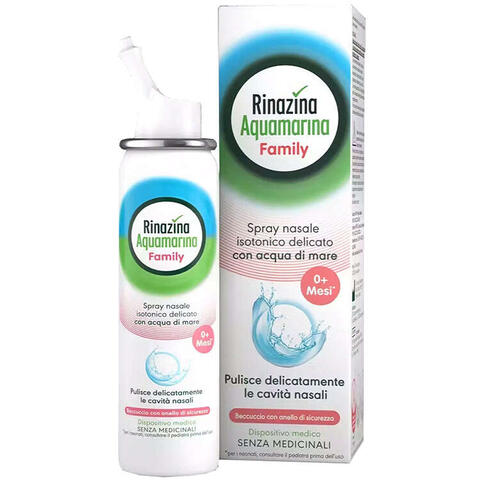 Rinazinaaquamarinafamily spray nasale isotonico delicato - Rinazina aquamarina iso family promo 23