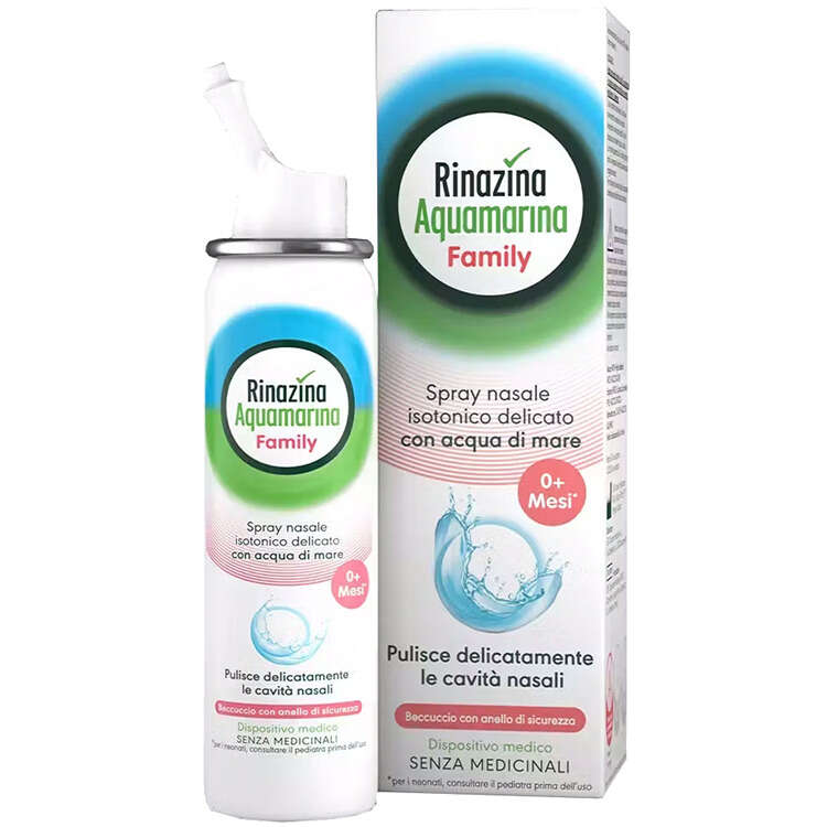 Rinazinaaquamarinafamily spray nasale isotonico delicato - Rinazina aquamarina iso family promo 23