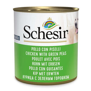 Schesir  cane adulto - Schesir dog pollo con piselli 285 g