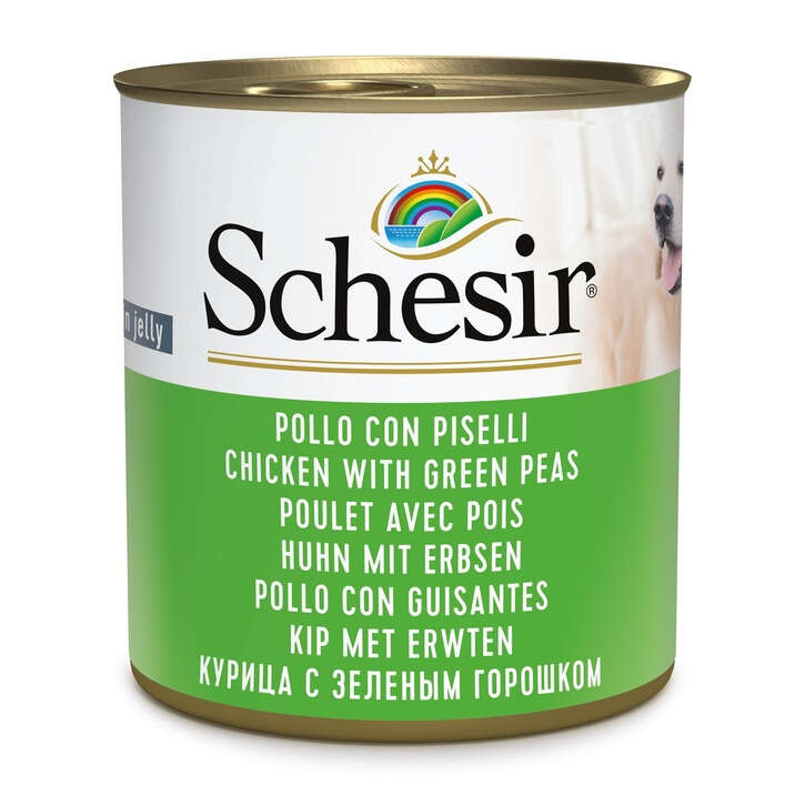 Schesir  cane adulto - Schesir dog pollo con piselli 285 g