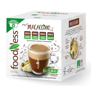Foodness  macaccino - Foodness maccaccino lavazza 10 capsule da 7 g