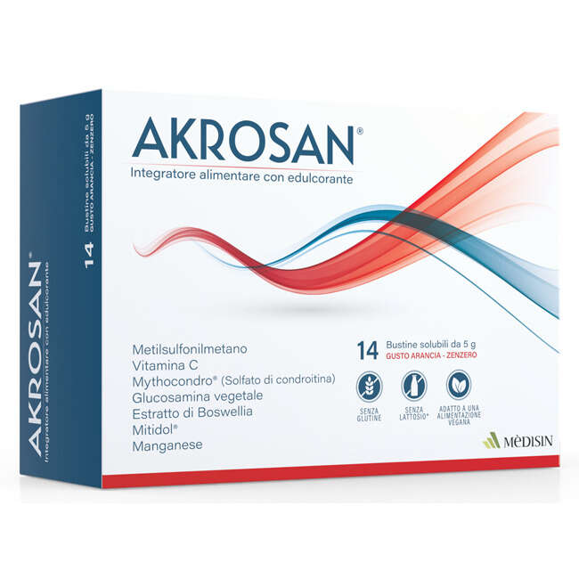 Medisin - Akrosan 14 bustine