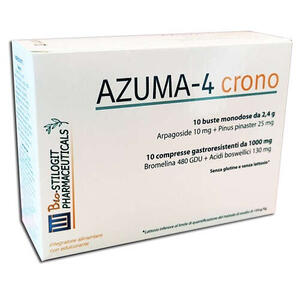 Bio stilogit pharmaceutic - Azuma-4 crono 10 compresse gastroresistenti + 10 buste