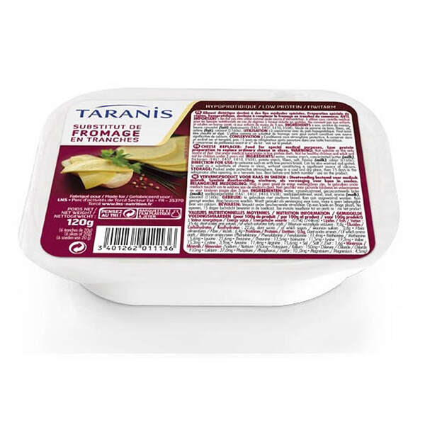 Taranis - Sostituto del formaggio a fette 6 fette 20 g