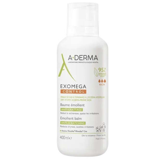 A-derma - Exomega control balsamo emolliente 400 ml