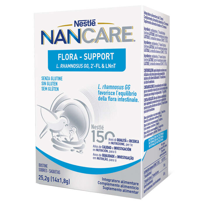 Nestle' - Nancare flora support 14 bustine
