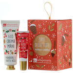 La saponaria - Lanterna brio delle feste 1 crema mandorle frutti rossi 40 ml + 1 lipgloss glow 12 ml