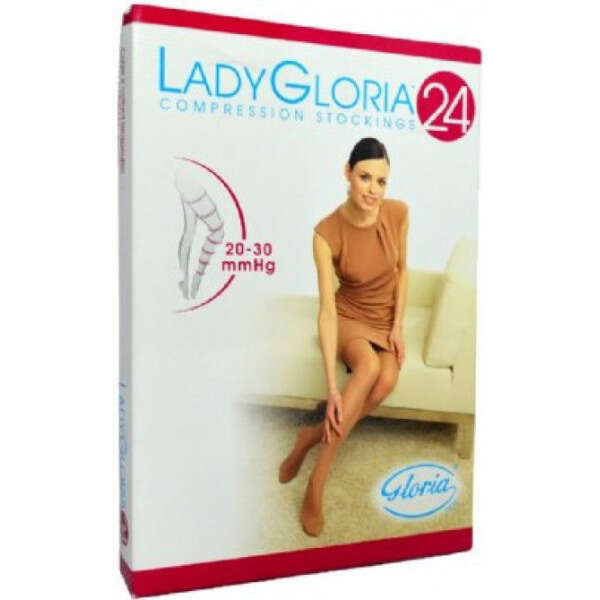Gloria - Lady 24 autoreggente 240 nero 2