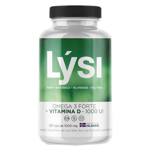 Lysi omega 3 forte vitamina d - Lysi omega 3 vitamina d 120 capsule